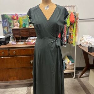 Wayre Roma Reversible Wrap Dress, Size XL